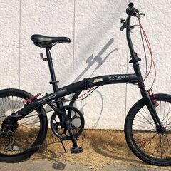 WACHSEN 20インチ折り畳み自転車 アルミフレーム 6段変速