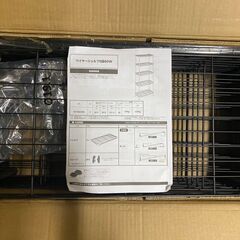 売約済み！B887【定価4,067円⇒2000円】ドウシシャ ワイヤーシェルフ 5段60W  M1560305BKの画像