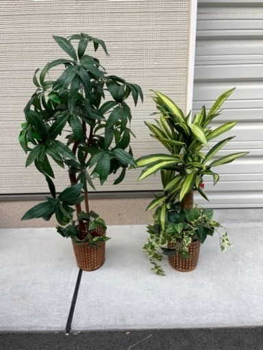 (お相手決定)フェイクグリーン 観葉植物 2セット