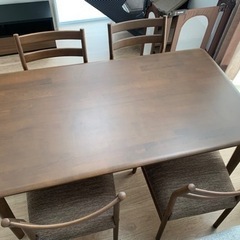 【商談中】ニトリ　ダイニングテーブルセット　未使用品