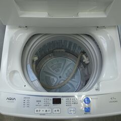 AQUA アクア 4.5kg 洗濯機 AQW-S45D 2015年製 モノ市場半田店 119の画像