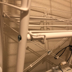 洗濯機の上の収納！の画像