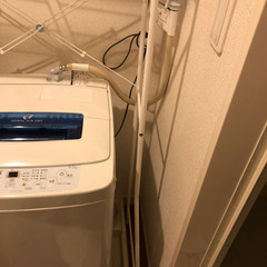 洗濯機の上の収納！の画像