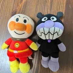 アンパンマン　バイキンマン　ぬいぐるみ