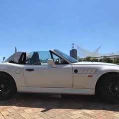 BMW オープンカーZ3 ホワイト車検8月までの画像