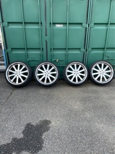 ROJAM RT-091 24インチホイール　タイヤセット ハリアー、ムラーノ