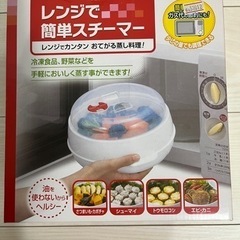 値下げ！新品 電子レンジ用スチーマーの画像
