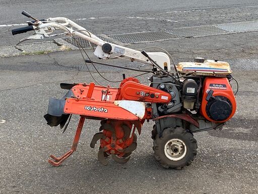 発送しません お安くどうぞ 使われてた動作品 耕運幅180mm 跳ね上げ デフ付 耕運機 5.2馬力 クボタ T32SH 現品確認歓迎