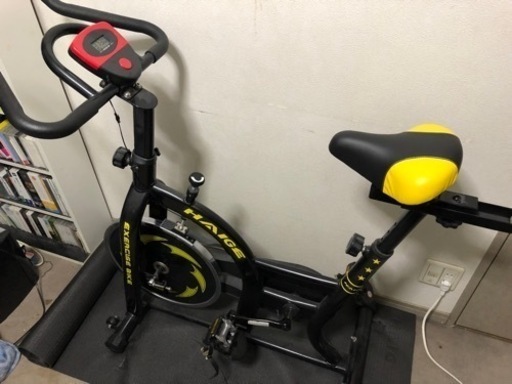 【HAIGE】フィットネスバイク スピンバイク エアロバイク 健康 ダイエット