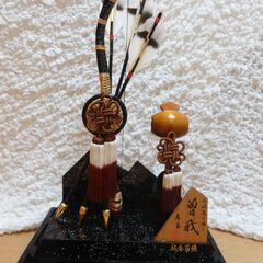 御破魔弓■高さ73cm■曽我■東玉■純金箔張★美品■ガラスケース...