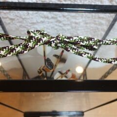 御破魔弓■高さ73cm■曽我■東玉■純金箔張★美品■ガラスケース付■こどもの日□お正月飾り□縁起物の画像