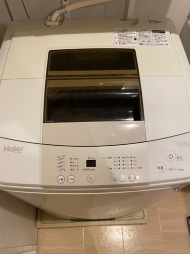 【お取引中】Haier洗濯機☆6kg JW-K60K 2015年製