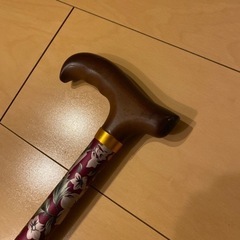 杖　スパイク付き　折り畳みの画像