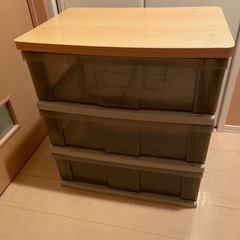 【取引中】衣装ケース 3段