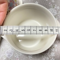 【中古】スープや小鉢に！小花柄食器　3個セットの画像