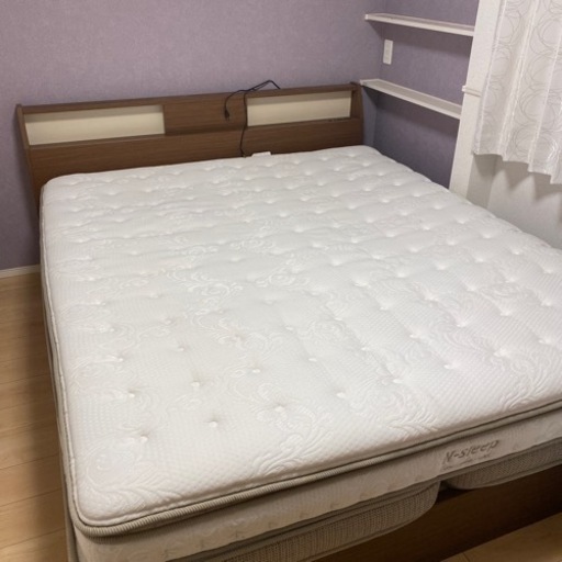 【2/24最終日】【最終価格！！】　Nスリープ(ニトリ)クィーンサイズベッド（フルセット）