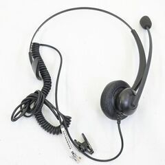 コード付きヘッドセット　IPKIKI　TP630BK　ヘッドホン...