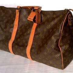 【ビンテージ品】ルイヴィトン ボストンバッグ モノグラム(ブラウン)