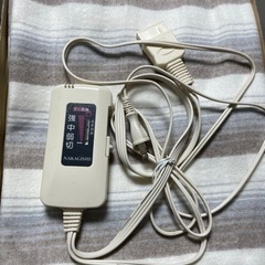 電気敷毛布　美品の画像