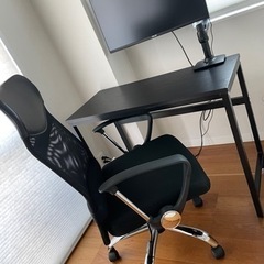 デスク　チェア　セットの画像