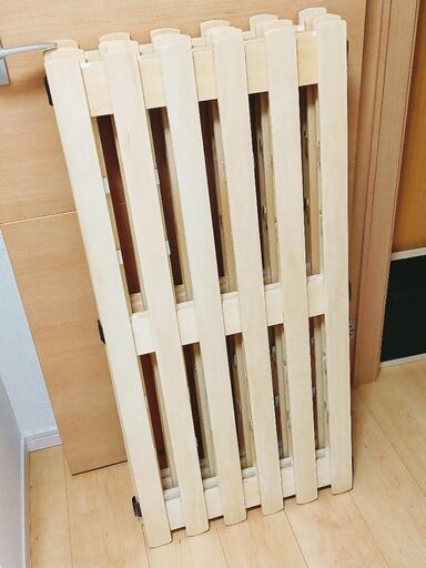 【受け渡しが決まりました】ニトリ　すのこベッド　シングル　1000円