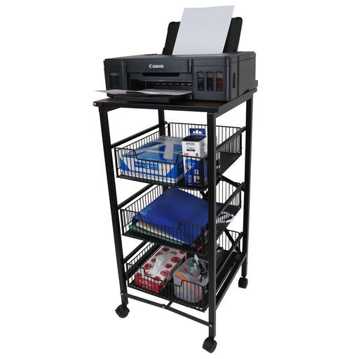 【新品】折りたたみ引き出しラック 4段