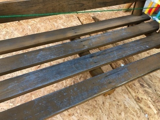 【値下げ】大型木製ブランコ　屋外遊具