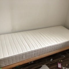 【2/19 0時に受付終了します】無印良品セミシングルベッド&I...
