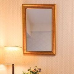※商談中※鏡　ハウエルウォールミラー　￥1,000　約W40　 ...