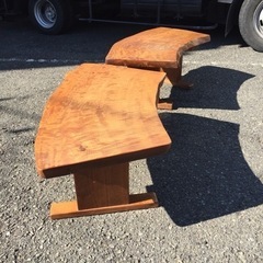 ☆希少☆天然木 切り出し 一枚天板 一枚板 椅子 ベンチ 座