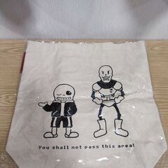  UNDERTALE アンダーテイル トート バッグ 骨兄弟の挑...