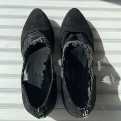 【配送・直接引渡OK】管理番号：D-48 未使用品　サイズ25ｃｍ相当　レディース　メッシュパンプス　メッシュサンダルの画像