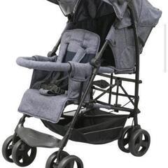 美品　２人乗りベビーカー　キンダーワゴン　DUO シティHOP ...