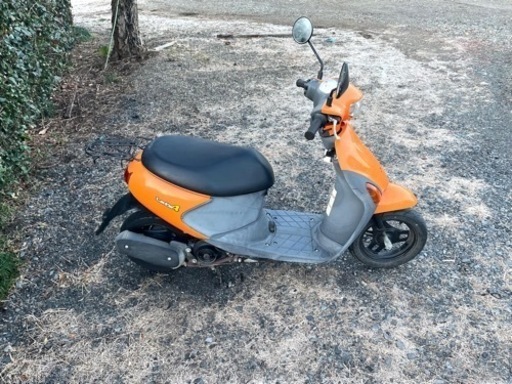 161.  動画あり　スズキ　レッツ4  原付　バイク　50cc   車体
