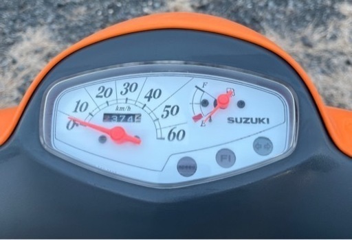 161.  動画あり　スズキ　レッツ4  原付　バイク　50cc   車体