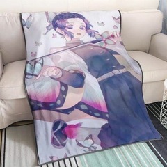 鬼滅の刃　タオルケット　胡蝶しのぶ