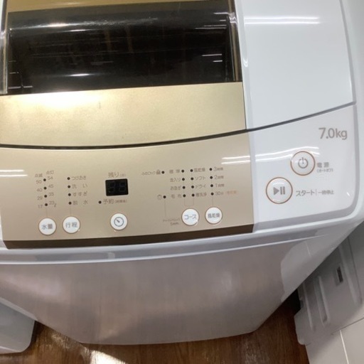 Haier ハイアー　全自動洗濯機　JW-K70M ７ｋｇ　2016年製