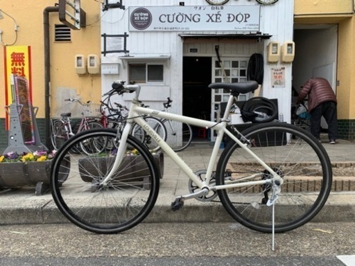 ‼️クロスバイク　6変速　白　700c 美品‼️