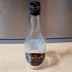 CHOYA　ブランデー梅酒のガラス瓶　空瓶720ml