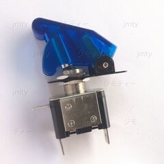 青色LED内蔵 トグルスイッチ 安全カバー付 の画像