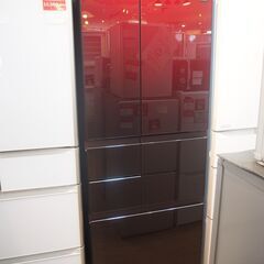 【中古品】SHARP　480L冷蔵庫　SJ-GT48C-R　グラ...