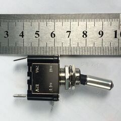 青色LED内蔵 トグルスイッチ 安全カバー付 の画像