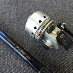 中古　振出竿　釣り竿　リール　セット　③  波止小継　300 NISSIN   Daiwa SPINCAST ST−20の画像
