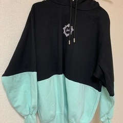 Rady💚バイカラーフレームフーディ