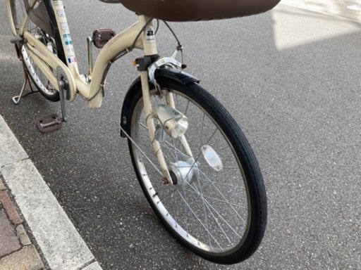 チャイルドシート付自転車(プチママン)