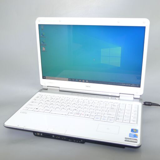 新品高速SSD-256GB Wi-Fi有 白色 ノートパソコン 16型ワイド NEC PC-LL750WG6W 中古美品 Core i5 4GB Blu-ray 無線 Windows10 Office