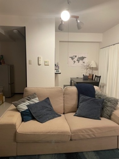 IKEA ソファー　アイボリー　お値下げ致しました！！
