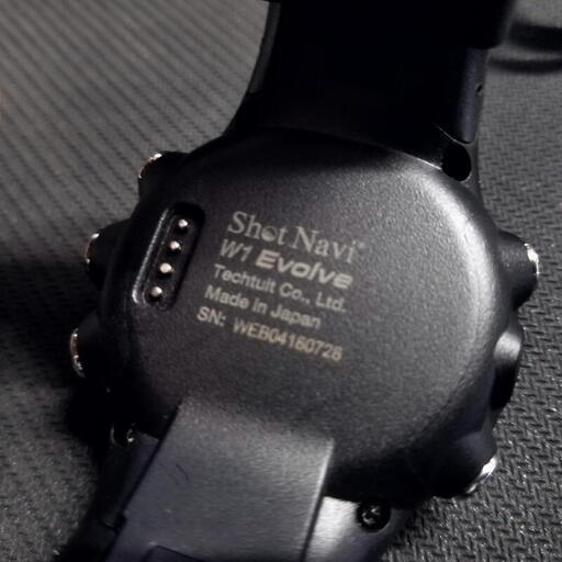 フラグシップモデル ShotNavi w1 Evolve ショットナビ WATCH型 ゴルフウォッチ ゴルフナビ 距離測定器 GPSナビ