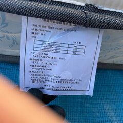 ★[69_2]タンスのゲン 片面用 圧縮ロールポケットマットレス_3月中に処分しますの画像