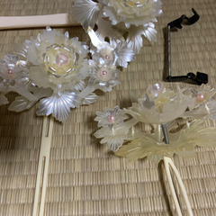 髪飾り　結婚式用　笄(コウガイ)